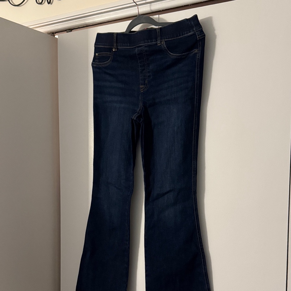 SPANX Dark Blue Flare Jeans